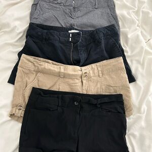 BUNDLE - Women’s Shorts Neutral Colors LOT 4